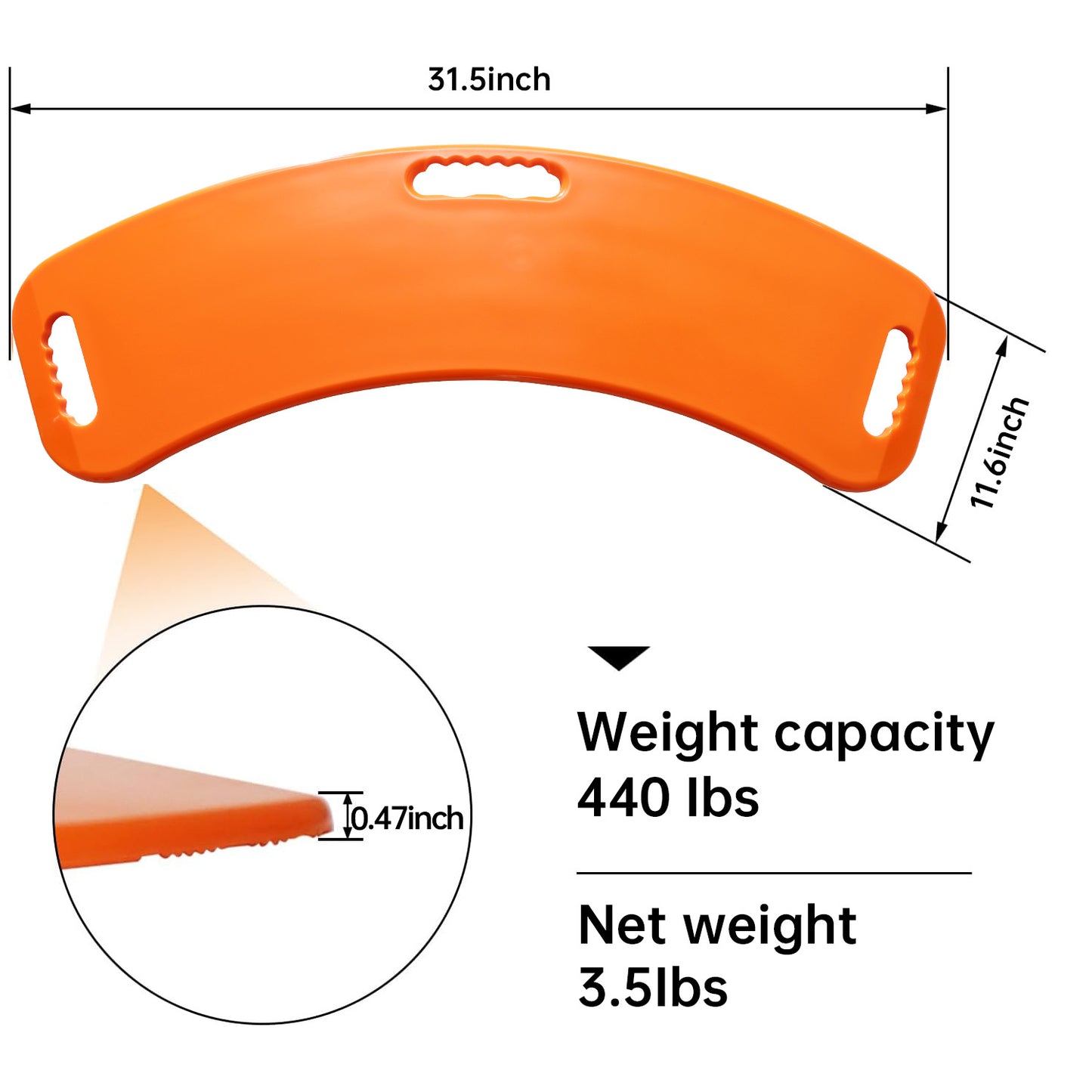 Suboton Curved Transfer Board with Slide Sheet