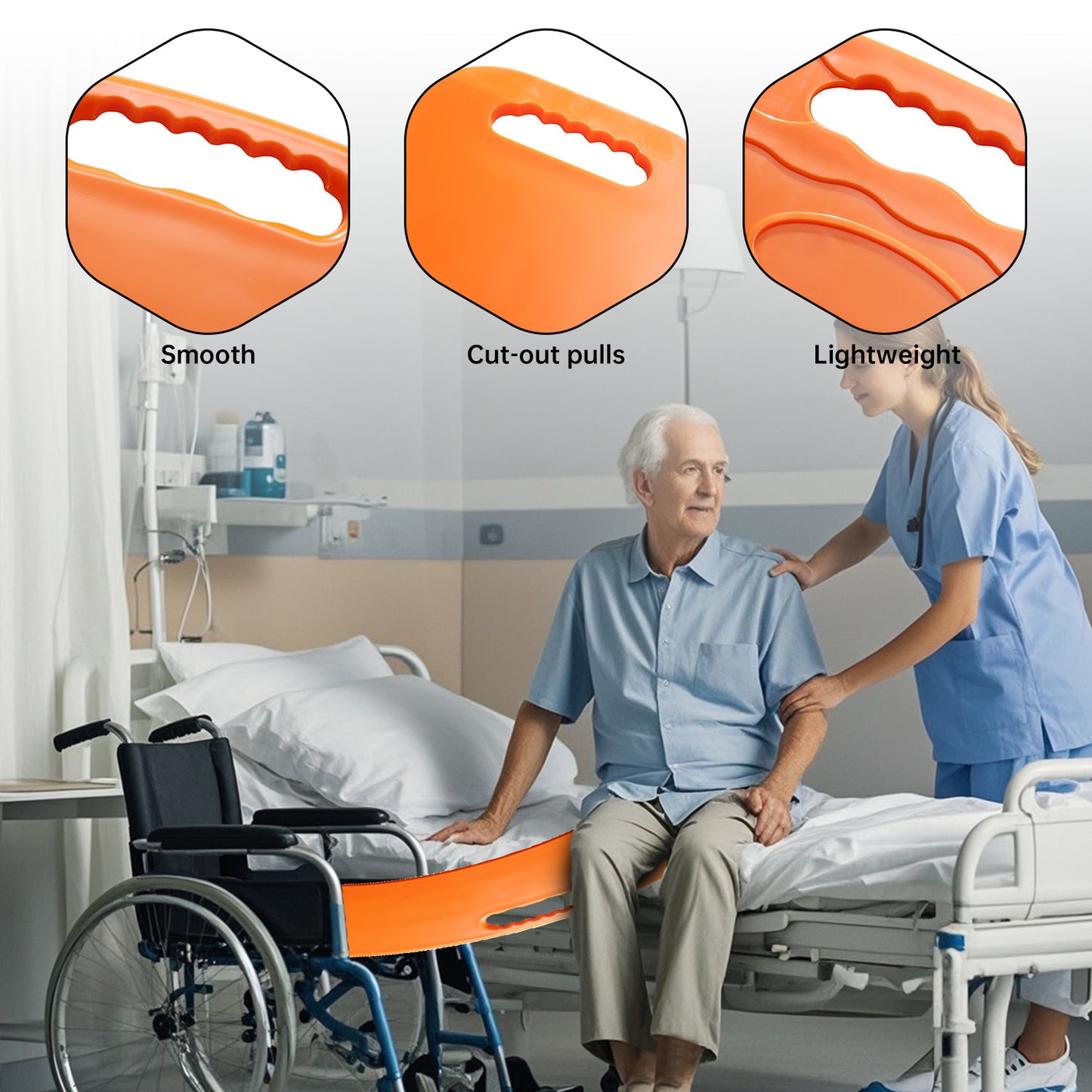 Suboton Curved Transfer Board with Slide Sheet